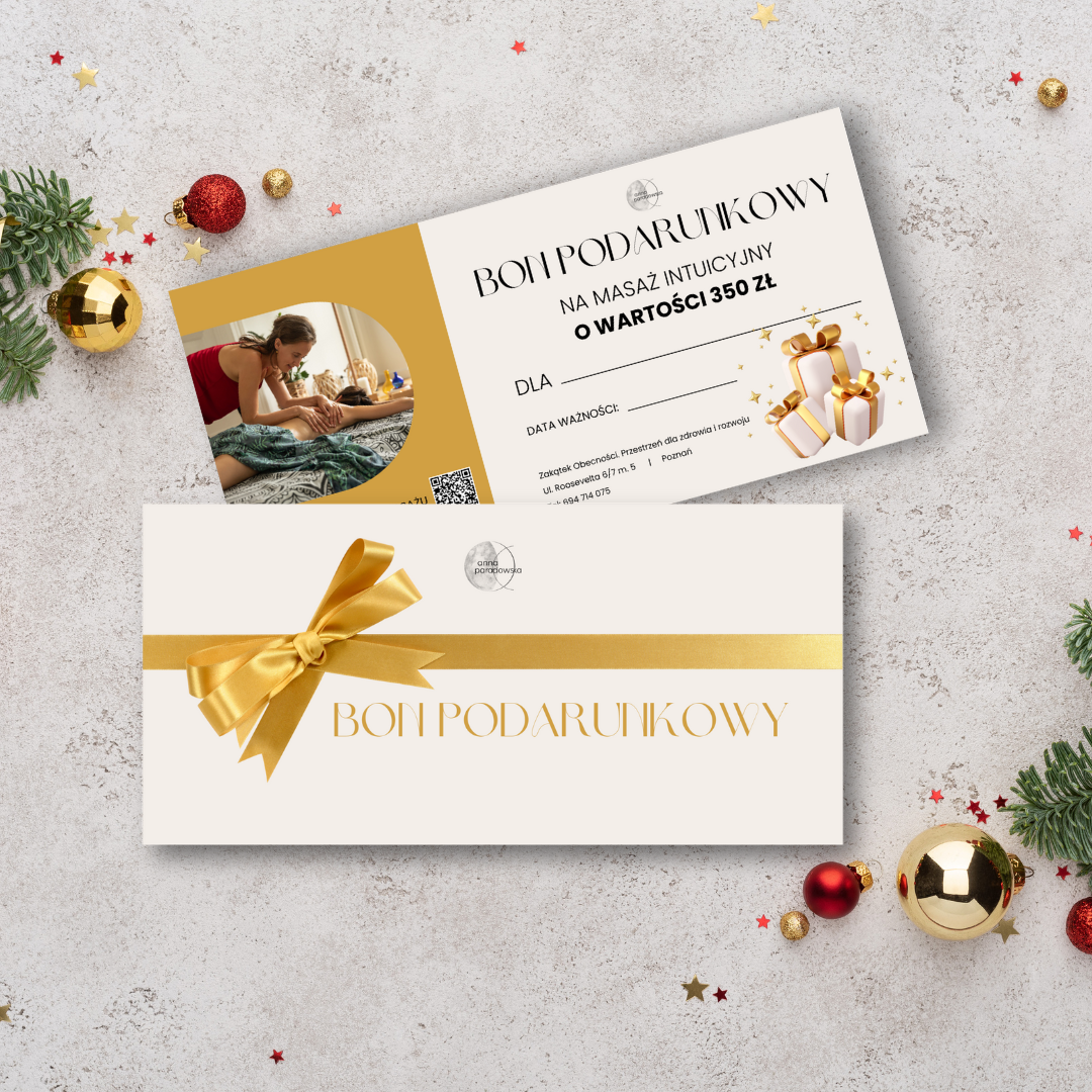 Bon podarunkowy na masaż intuicyjny