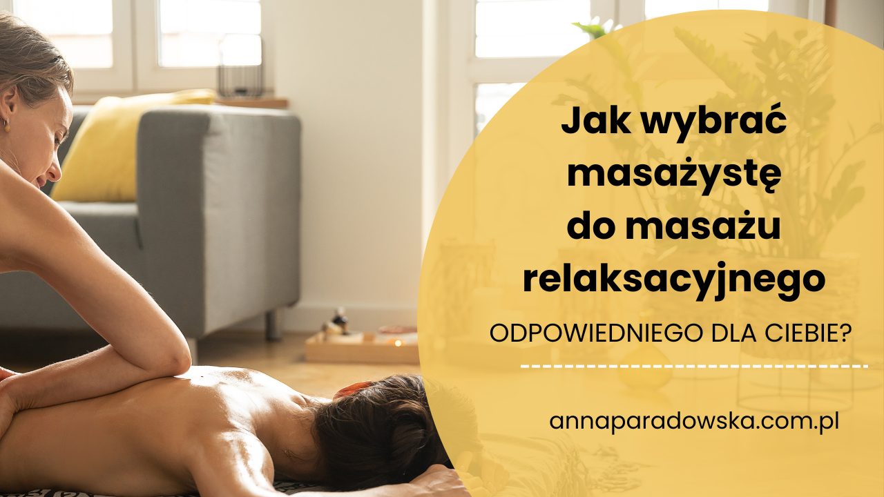 jak wybrać masażystę